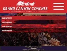 Tablet Screenshot of grandcanyoncoaches.com